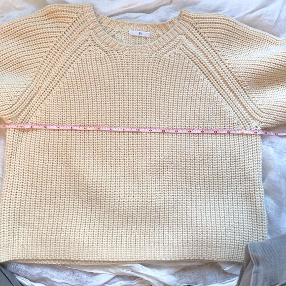 YOHJI YAMAMOTO Y's SWEATER. 100% WOOL but not at all itchy. Org $695 - Picture 4 of 12